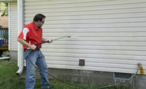 how pressure wash vinyl siding