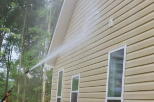 how pressure wash vinyl siding