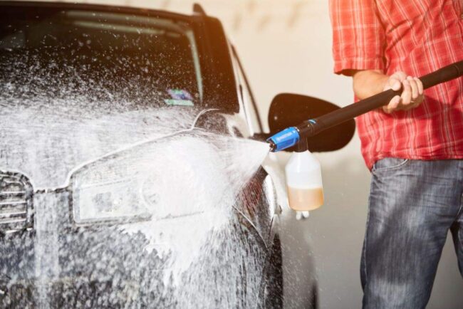 what pressure washer psi for car