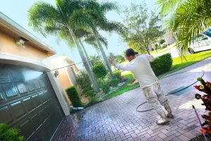 How much pressure to pressure wash a house